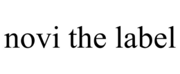 NOVI THE LABEL trademark
