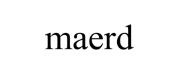 MAERD trademark
