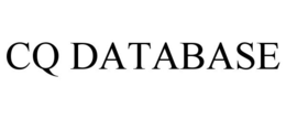 CQ DATABASE trademark
