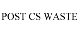 POST CS WASTE trademark