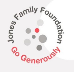 JONES FAMILY FOUNDATION GO GENEROUSLY trademark