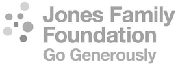 JONES FAMILY FOUNDATION GO GENEROUSLY trademark