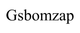 GSBOMZAP trademark