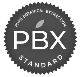PBX PURE BOTANICAL EXTRACTION STANDARD trademark