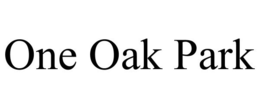 ONE OAK PARK trademark