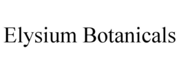 ELYSIUM BOTANICALS trademark
