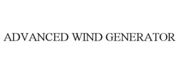 ADVANCED WIND GENERATOR trademark