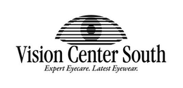 VISION CENTER SOUTH EXPERT EYECARE. LATEST EYEWEAR. trademark
