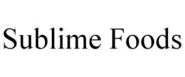 SUBLIME FOODS trademark
