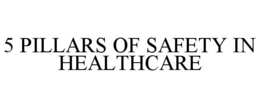 5 PILLARS OF SAFETY IN HEALTHCARE trademark
