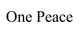 ONE PEACE trademark