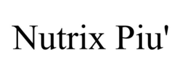NUTRIX PIU' trademark