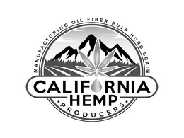 MANUFACTURING OIL FIBER PULP HURD GRAIN CALIFORNIA HEMP · PRODUCERS · trademark