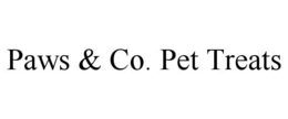 PAWS & CO. PET TREATS trademark