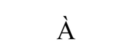 À trademark