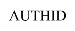 AUTHID trademark