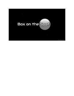 BOX ON THE SPOT. trademark