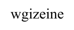 WGIZEINE trademark
