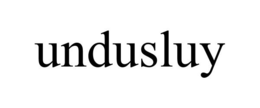 UNDUSLUY trademark