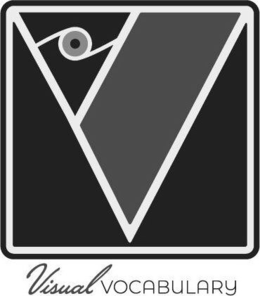 V VISUAL VOCABULARY trademark