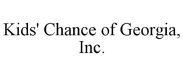 KIDS' CHANCE OF GEORGIA, INC. trademark