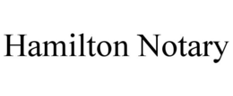 HAMILTON NOTARY trademark