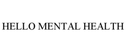 HELLO MENTAL HEALTH trademark