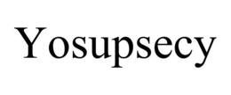 YOSUPSECY trademark
