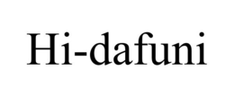HI-DAFUNI trademark