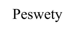 PESWETY trademark