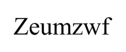 ZEUMZWF trademark