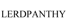 LERDPANTHY trademark