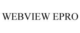 WEBVIEW EPRO trademark