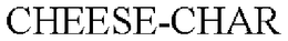 CHEESE-CHAR trademark