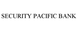 SECURITY PACIFIC BANK trademark