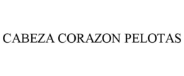 CABEZA CORAZON PELOTAS trademark