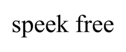 SPEEK FREE trademark