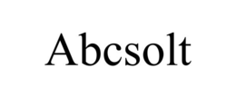 ABCSOLT trademark
