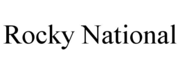 ROCKY NATIONAL trademark