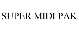 SUPER MIDI PAK trademark