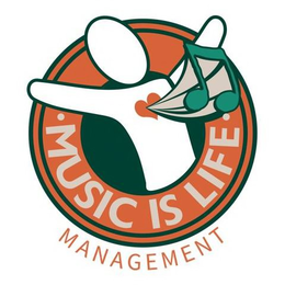 MUSIC IS LIFE MANAGEMENT trademark