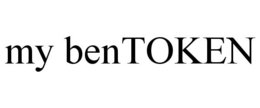 MY BENTOKEN trademark