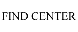 FIND CENTER trademark