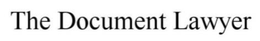 THE DOCUMENT LAWYER trademark