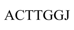 ACTTGGJ trademark