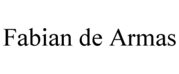 FABIAN DE ARMAS trademark