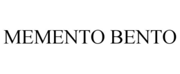 MEMENTO BENTO trademark