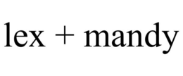 LEX + MANDY trademark
