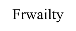 FRWAILTY trademark