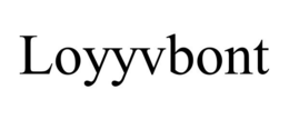 LOYYVBONT trademark
